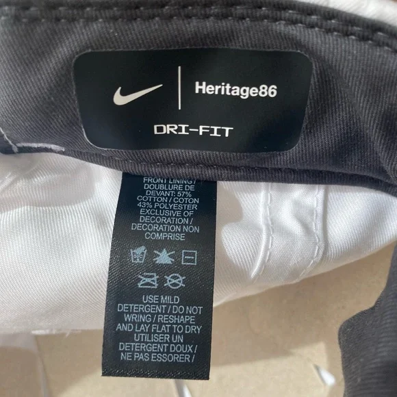 Nike Heritage86 White Unisex Golf Cap - Picture 5 of 6